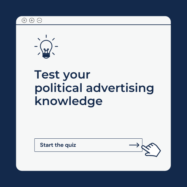 Test your political advertising knowledge